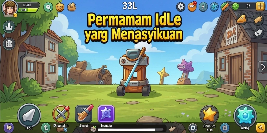Tangkapan layar utama gameplay 33L menampilkan momen menarik saat mengelola sumber daya.