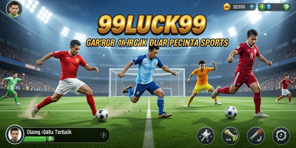 Screenshot utama 99LUCK99 menampilkan aksi olahraga yang mendebarkan.