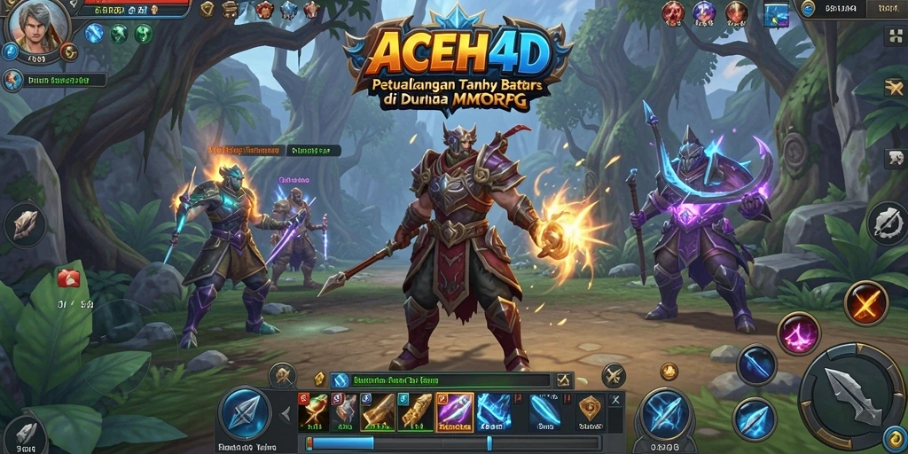 Screenshot ACEH4D menampilkan aksi seru dalam pertempuran MMORPG.