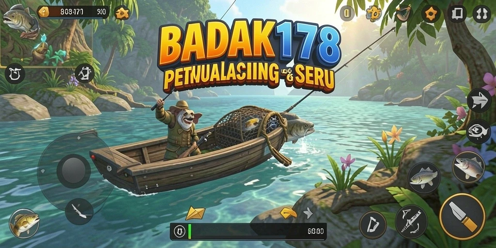 Gameplay BADAK178 yang mendalam dan seru saat memancing.
