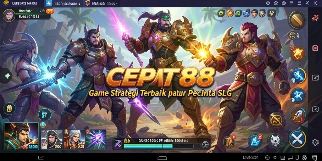 Tampilan gameplay seru dalam CEPAT88 dengan strategi mendalam.