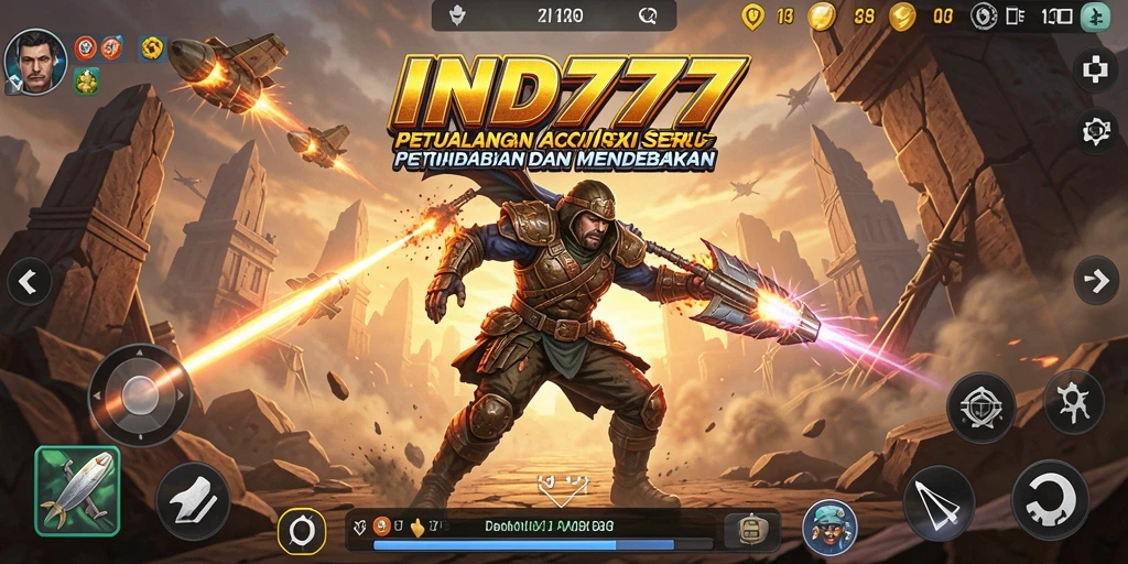 Tangkapan layar game IND777 menampilkan aksi mendebarkan dalam pertarungan.