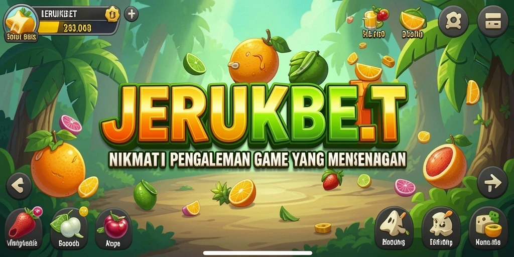 Tampilan gameplay JERUKBET yang menarik dan dinamis dalam genre Idle.