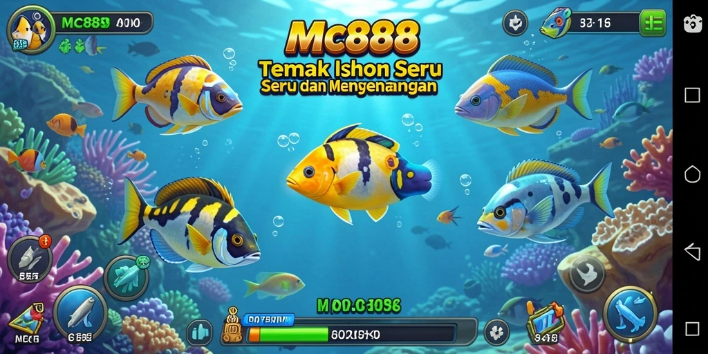 Screenshot gameplay Tembak Ikan yang penuh aksi.