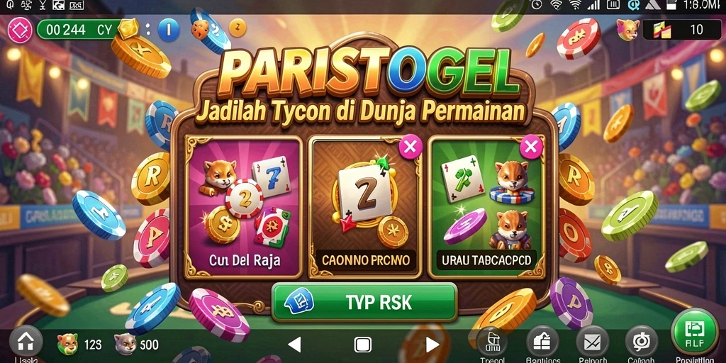 Tampilan menarik gameplay Tycoon di PARISTOGEL.