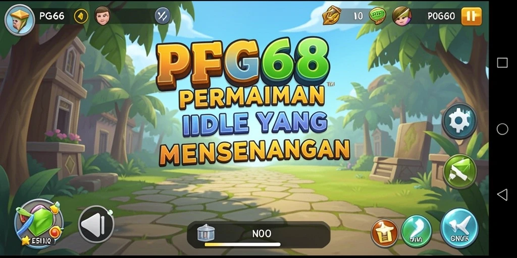 Tampilan gameplay PGG68 yang menarik dan penuh warna.
