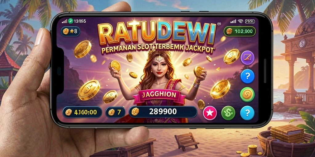 Tampilan gameplay menarik dari RATUDEWI dengan berbagai tema Slot.