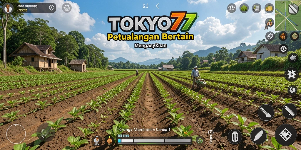 Tampilan gameplay <strong>TOKYO77</strong> yang menarik dengan grafis menawan.