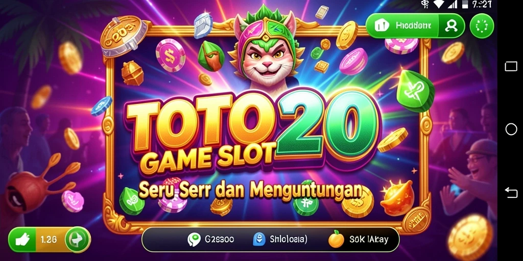 Screenshot TOTO20 menampilkan gameplay Slot yang seru dan menghibur.