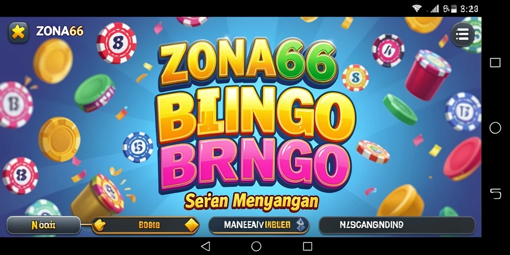 Tampilan gameplay seru ZONA66 dengan pengalaman Bingo yang menarik.